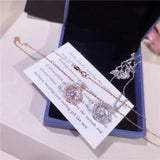 Bling CZ Choker Pendant Necklace for Women