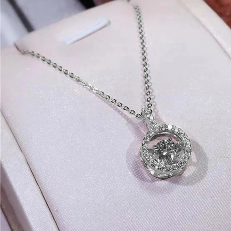 Bling CZ Choker Pendant Necklace for Women