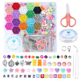 DIY Jewelry Accessories 26 Grid Box 24 Rice Beads Alphabet Beads Set