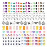 DIY Jewelry Accessories 26 Grid Box 24 Rice Beads Alphabet Beads Set