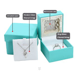 Paper-cut Jewelry Organizer - Diamond Ring Necklace Pendant Case
