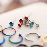 Exaggerated Punk Puncture Set, Colorful