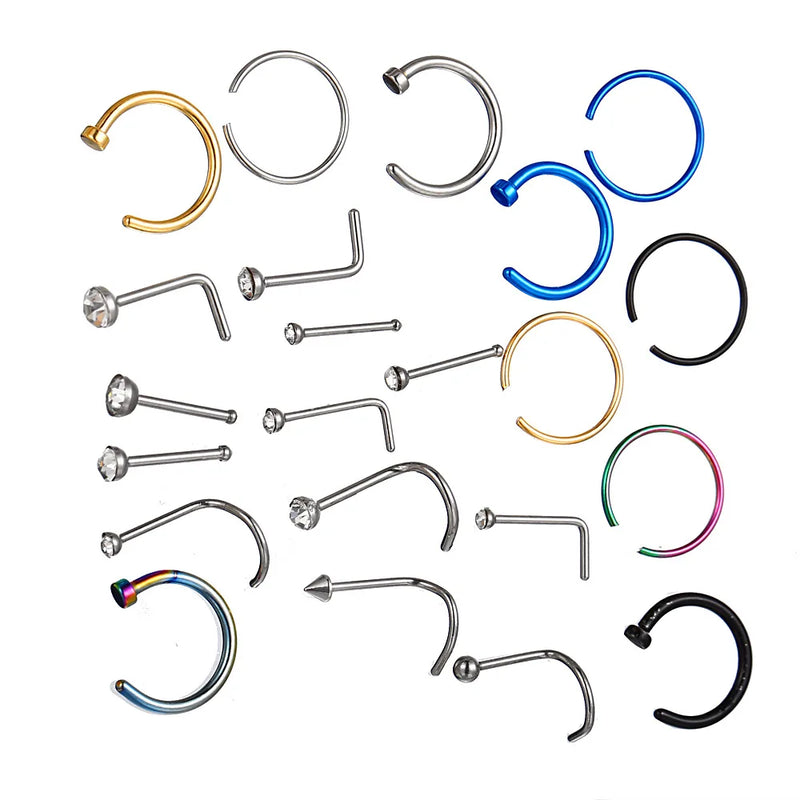 Exaggerated Punk Puncture Set, Colorful