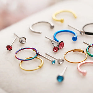 Exaggerated Punk Puncture Set, Colorful