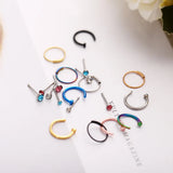 Exaggerated Punk Puncture Set, Colorful