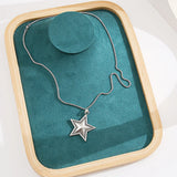 Hip-Hop Boy Punk Five-Star Necklace