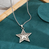 Hip-Hop Boy Punk Five-Star Necklace