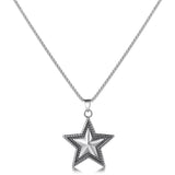 Hip-Hop Boy Punk Five-Star Necklace