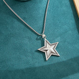 Hip-Hop Boy Punk Five-Star Necklace