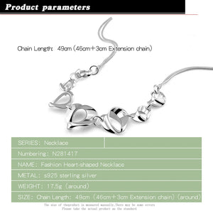 Bohemian Double Snake Chain Choker Necklace 925 Silver