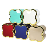 LED Wedding Ring Box Clover Shape Jewelry Display Case
