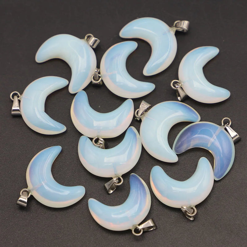 Opal Stone Pendants for Jewelry Making Necklaces