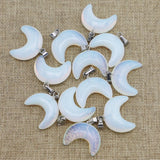 Opal Stone Pendants for Jewelry Making Necklaces