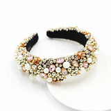 Colorful Crystal Beads Hairbands for Women Wedding Party