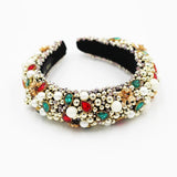 Colorful Crystal Beads Hairbands for Women Wedding Party