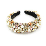 Colorful Crystal Beads Hairbands for Women Wedding Party