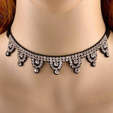 Crystal Collar Choker Women Maxi Rope Chain Statement Party Necklace