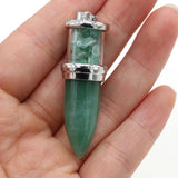 Crystal Column Stone Pendant for Jewelry Necklace Bracelet