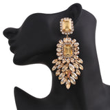 Crystal Dangle Earrings Rhinestone Weddings Party Jewelry