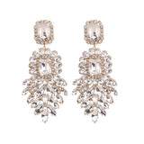 Crystal Dangle Earrings Rhinestone Weddings Party Jewelry