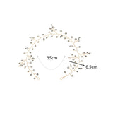 Crystal Wedding Headband Bridal Tiara Flower Headpiece Women Bride Headdress