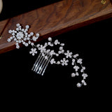 CZ Hair Comb Bridal Headdress Wedding Accessories