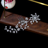 CZ Hair Comb Bridal Headdress Wedding Accessories