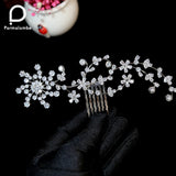 CZ Hair Comb Bridal Headdress Wedding Accessories