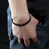 Stainless Steel Cuff Bracelet Opening Bangle