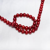 Red Potato Freshwater Pearl Beads 15'' Strand DIY Jewelry Making