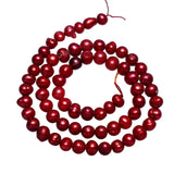Red Potato Freshwater Pearl Beads 15'' Strand DIY Jewelry Making
