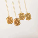 26 Letters Necklace Personalised for Women Men Stainless Steel