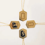 26 Letters Necklace Personalised for Women Men Stainless Steel