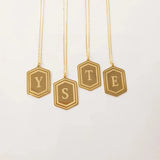 26 Letters Necklace Personalised for Women Men Stainless Steel