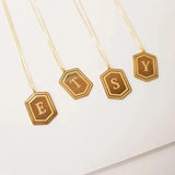 26 Letters Necklace Personalised for Women Men Stainless Steel