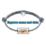 Couple Bracelet Magnetic Clasp Chain Men Jewelry