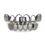 Rock Style Hip Hop Hollow Open Face Teeth Grill Caps Set