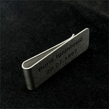 Slim Stainless Steel Money Clip Holder Wallet Anti-theft Card Holder