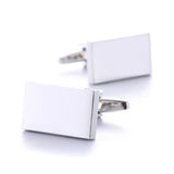 Personalized Engrave Rectangle Cufflinks for Men
