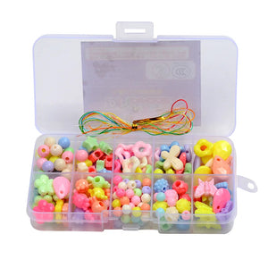 Acrylic Multicolor Beaded Necklace DIY Creative Home Decor Girls Toys