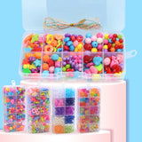 Acrylic Multicolor Beaded Necklace DIY Creative Home Decor Girls Toys