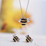 Bee 925 Sterling Silver Necklace & Pendant Choker Jewelry