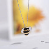 Bee 925 Sterling Silver Necklace & Pendant Choker Jewelry