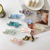 Cartoon Cat Hairpin Acetate Fiber Hair Clips for Women Girls