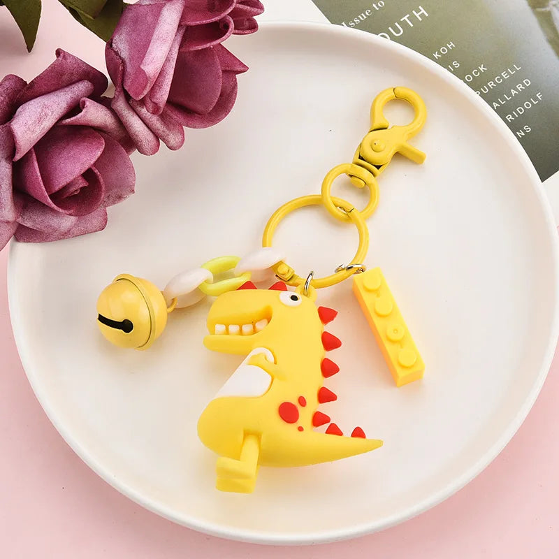 Dino Keychain Pendant T-Rex Doll Couple Keychain Pendant