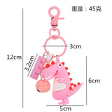 Dino Keychain Pendant T-Rex Doll Couple Keychain Pendant