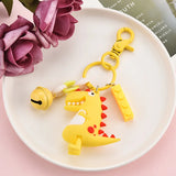 Dino Keychain Pendant T-Rex Doll Couple Keychain Pendant