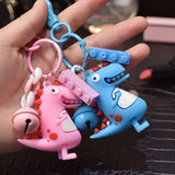 Dino Keychain Pendant T-Rex Doll Couple Keychain Pendant