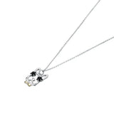 Dog Pendant Necklace Crystals From Austria For Women Party Wedding