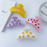Fruit Series Shark Tooth Clips Acrylic Hairpin Claws Party Accessories